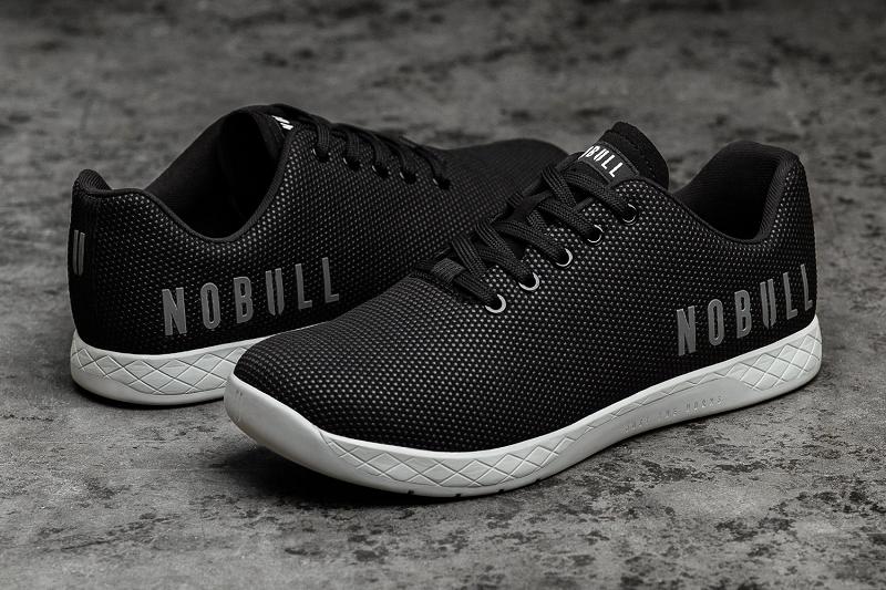 Men's Nobull Grey Trainers Black | SG K2242O